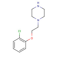 20383-85-1 1-[2-(2-Chloro-phenoxy)-ethyl]-piperazine chemical structure
