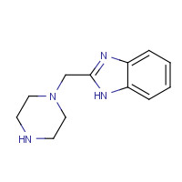 59052-85-6 2-Piperazin-1-ylmethyl-1H-benzoimidazole chemical structure