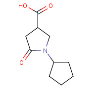 696647-78-6 1-Cyclopentyl-5-oxo-pyrrolidine-3-carboxylic acid chemical structure