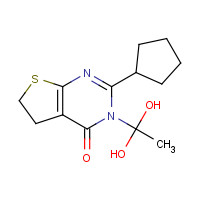371206-03-0 (4-Oxo-6,7-dihydro-4H,5H-cyclopenta[4,5]thieno-[2,3-d]pyrimidin-3-yl)-acetic acid chemical structure