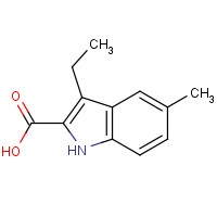 446830-65-5 3-Ethyl-5-methyl-1H-indole-2-carboxylic acid chemical structure