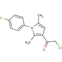 304685-89-0 2-Chloro-1-[1-(4-fluoro-phenyl)-2,5-dimethyl-1H-pyrrol-3-yl]-ethanone chemical structure