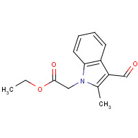 433307-59-6 (3-Formyl-2-methyl-indol-1-yl)-acetic acid ethyl ester chemical structure