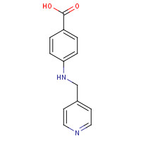 5966-20-1 4-[(Pyridin-4-ylmethyl)-amino]-benzoic acid chemical structure