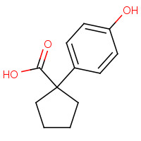 91496-64-9 1-(4-Hydroxy-phenyl)-cyclopentanecarboxylic acid chemical structure