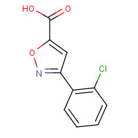 338982-12-0 3-(2-Chlorophenyl)-5-isoxazolecarboxylic acid chemical structure