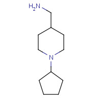 132864-60-9 C-(1-Cyclopentyl-piperidin-4-yl)-methylamine chemical structure