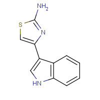 22258-56-6 4-(1H-Indol-3-yl)-thiazol-2-ylamine chemical structure