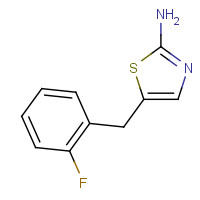 876715-72-9 5-(2-Fluoro-benzyl)-thiazol-2-ylamine chemical structure