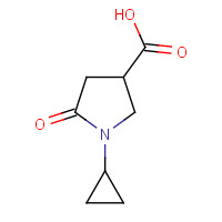 876716-43-7 1-Cyclopropyl-5-oxo-pyrrolidine-3-carboxylic acid chemical structure