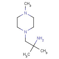 84725-48-4 1,1-Dimethyl-2-(4-methyl-piperazin-1-yl)-ethylamine chemical structure