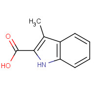 10590-73-5 3-Methyl-1H-indole-2-carboxylic acid chemical structure