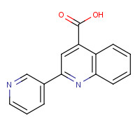 7482-91-9 2-Pyridin-3-yl-quinoline-4-carboxylic acid chemical structure