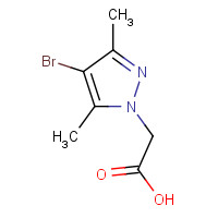 312309-43-6 (4-Bromo-3,5-dimethyl-pyrazol-1-yl)-acetic acid chemical structure