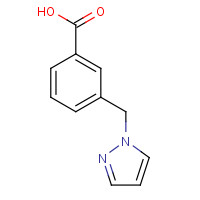 562803-68-3 3-Pyrazol-1-ylmethyl-benzoic acid chemical structure
