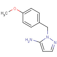3528-45-8 2-(4-Methoxy-benzyl)-2H-pyrazol-3-ylamine chemical structure