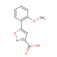 668971-16-2 5-(2-Methoxy-phenyl)-isoxazole-3-carboxylic acid chemical structure