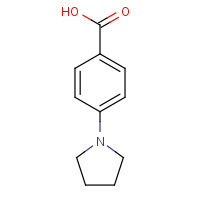 22090-27-3 4-(1-Pyrrolidinyl)benzenecarboxylic acid chemical structure