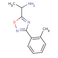 883547-38-4 1-(3-o-Tolyl-[1,2,4]oxadiazol-5-yl)-ethylamine chemical structure