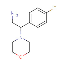 851169-46-5 2-(4-Fluoro-phenyl)-2-morpholin-4-yl-ethylamine chemical structure