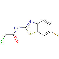 263239-23-2 2-Chloro-N-(6-fluoro-benzothiazol-2-yl)-acetamide chemical structure