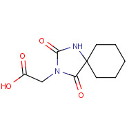 834-45-7 (2,4-Dioxo-1,3-diaza-spiro[4.5]dec-3-yl)-acetic acid chemical structure