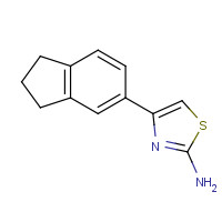 59543-75-8 4-Indan-5-yl-thiazol-2-ylamine chemical structure