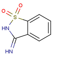 7668-28-2 1,1-Dioxo-1H-1lambda*6*-benzo[d]isothiazol-3-ylamine chemical structure