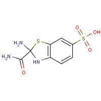 18101-58-1 2-Amino-benzothiazole-6-sulfonic acid amide chemical structure