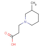 858444-38-9 3-(3-Methyl-piperidin-1-yl)-propionic acid chemical structure