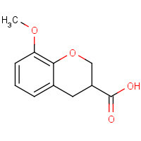 108088-19-3 8-Methoxy-chroman-3-carboxylic acid chemical structure
