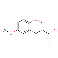 182570-26-9 6-Methoxy-chroman-3-carboxylic acid chemical structure