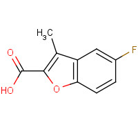 81718-76-5 5-Fluoro-3-methyl-benzofuran-2-carboxylic acid chemical structure
