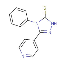 16629-40-6 4-Phenyl-5-pyridin-4-yl-4H-[1,2,4]triazole-3-thiol chemical structure