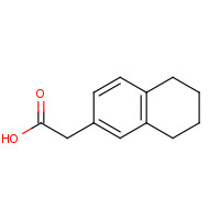 13052-99-8 (5,6,7,8-Tetrahydro-naphthalen-2-yl)-acetic acid chemical structure
