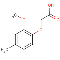 6270-23-1 (2-Methoxy-4-methyl-phenoxy)-acetic acid chemical structure