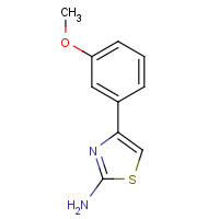 83558-37-6 4-(3-Methoxy-phenyl)-thiazol-2-ylamine chemical structure