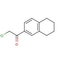 5803-67-8 2-Chloro-1-(5,6,7,8-tetrahydro-naphthalen-2-yl)-ethanone chemical structure