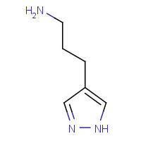 21056-78-0 3-(1H-Pyrazol-4-yl)-propylamine chemical structure