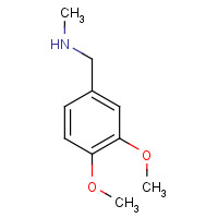 63-64-9 (3,4-Dimethoxy-benzyl)-methyl-amine chemical structure