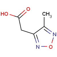 15323-69-0 (4-Methyl-furazan-3-yl)-acetic acid chemical structure