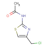 7460-59-5 N-(4-Chloromethyl-thiazol-2-yl)-acetamide chemical structure
