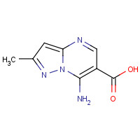2627-59-0 7-Amino-2-methylpyrazolo[1,5-a]pyrimidine-6-carboxylic acid chemical structure