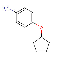 26455-36-7 4-Cyclopentyloxy-phenylamine chemical structure