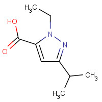 956397-13-0 2-Ethyl-5-isopropyl-2H-pyrazole-3-carboxylic acid chemical structure