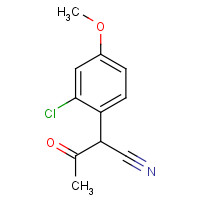 441060-95-3 2-(2-Chloro-4-methoxyphenyl)-3-oxobutyronitrile chemical structure