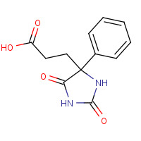 6939-92-0 3-(2,5-Dioxo-4-phenyl-imidazolidin-4-yl)-propionic acid chemical structure