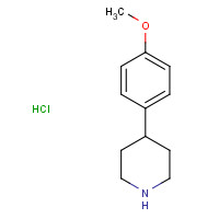 6748-48-7 4-(4-Methoxy-phenyl)-piperidine hydrochloride chemical structure
