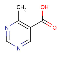157335-92-7 4-Methyl-pyrimidine-5-carboxylic acid chemical structure