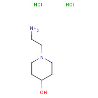 110484-18-9 1-(2-Amino-ethyl)-piperidin-4-ol dihydrochloride chemical structure